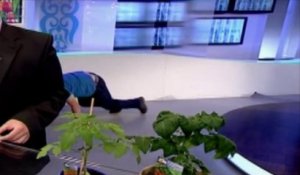 Gros fail en direct sur une émission de TV : intrus sur le plateau