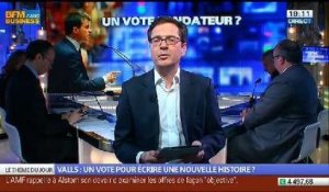 Manuel Valls: ce vote ne va-t-il pas écrire une nouvelle histoire ?, dans Les Décodeurs de l'éco - 29/04 1/5