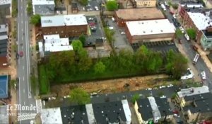 Un glissement de terrain engloutit une rue de Baltimore