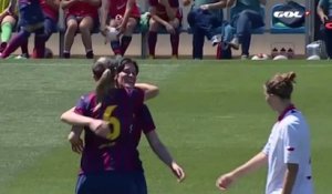 Une féminine du Barça inscrit un lob fantastique !