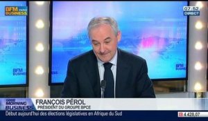 "L'économie française n'est plus en récession, mais elle n'est pas encore en face de reprise", François Pérol, dans GMB - 07/05