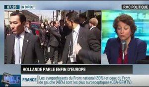 RMC Politique : Tribune de Hollande sur l'Europe - 09/05