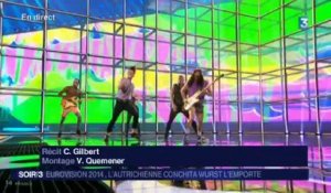 Eurovision 2014 : l'Autrichienne Conchita Wurst l'emporte