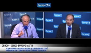 Copé : "Il faut rappeler ce que la France peut faire grâce à l'Europe"