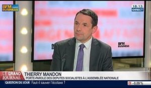 Thierry Mandon, porte-parole des députés socialistes à l'Assemblée nationale, dans Le Grand Journal - 14/05 1/4
