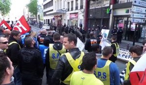 Les gardiens de prison manifestent à Lille