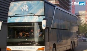 L'arrivée des Olympiens au Vélodrome (OM-Guingamp)