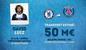 Officiel : le PSG s'offre David Luiz !