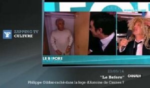 Zapping TV : Philippe Gildas «vit caché depuis 17 ans» dans la loge d’Antoine de Caunes