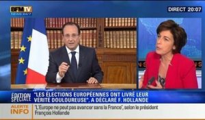 20H Politique: Allocution de François Hollande: "Les élections européennes ont livré leur vérité douloureuse" - 26/05 1/4