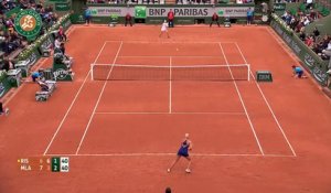 K. Mladenovic v. A. Riske 2014 French Open Women_s R2 Highli