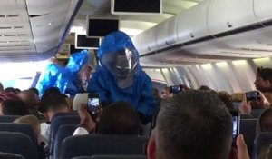 Ebola : Un homme éternue dans l'avion et dit qu'il rentre d'Afrique