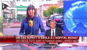 Suspicion de cas d'Ebola à l'hôpital Bichat de Paris