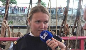 Anne-Laure, Lieutenant Cannonier sur l'Hermione