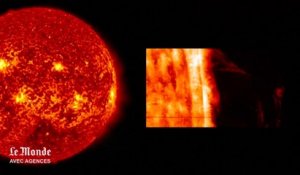 Eruption solaire massive filmée par la NASA