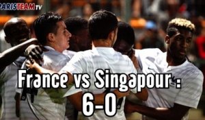 France vs Singapour : 6-0