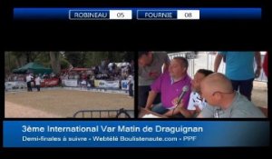 Demi-finales de l'International à pétanque de Draguignan - 2014