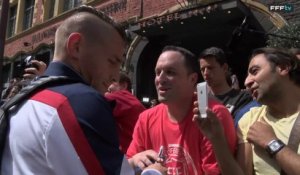 Exclu : de Clairefontaine à Lille avec les Bleus !