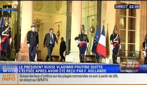 Le Soir BFM: D-Day: François Hollande a reçu la reine Elisabeth II, Barack Obama et Vladimir Poutine - 05/06