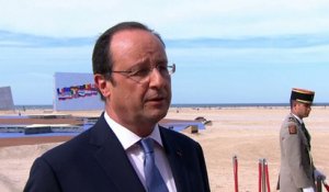 François Hollande : "Le 6 juin 2014 a été utile" #DDAY70
