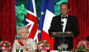 Dîner d’Etat offert en l’honneur de la Reine Elizabeth II - Allocution du Président et Allocution de la Reine Elizabeth II