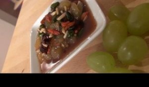 Recette de Condiment au raisin et aux épices - 750 Grammes