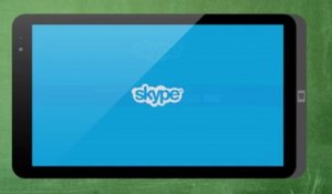 L'application Skype sur tablette