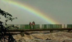 Les chutes d'Iguazu atteignent un niveau record