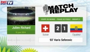 Suisse - Équateur : Le Match Replay avec le son RMC Sport !