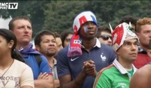 Football / Equipe de France / Les supporters tricolores ont suivi le match depuis la fan zone à Sao Paulo - 15/06