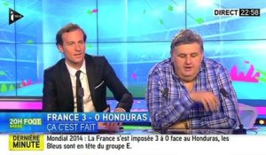 France/Honduras : Pierre Ménès fait la gueule