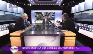 Ça Vous Regarde - Le débat : Grève SNCF : les syndicats défient le gouvernement