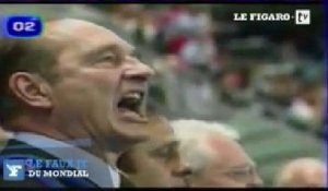 Le (faux) JT du Mondial : les Chirac, premiers supporters des Bleus !