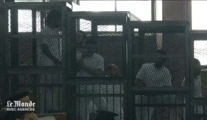 Journalistes condamnés en Egypte : les images du verdict