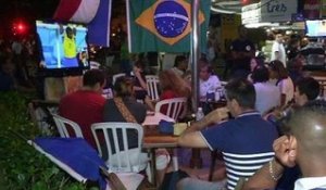 La fête des supporters français au Brésil après le match contre l'Equateur - 26/06