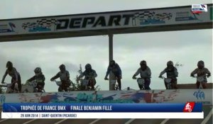 Finale Benjamin Fille Trophée de France BMX 2014 Saint-Quentin