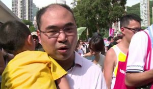 Hong-Kong manifeste pour la démocratie