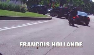 François Hollande, presque irréprochable au volant...