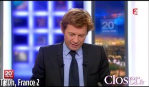 Laurent Delahousse rend  hommage à Benoît Duquesne dans le JT de France 2