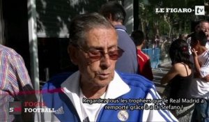 Dernier hommage à Alfredo Di Stefano au stade Santiago Bernabeu