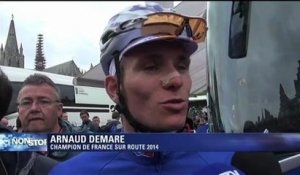Cyclisme / Arnaud Démare découvre le Tour de France - 12/07