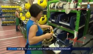14-Juillet : les pompiers à l'honneur, avec des casques 100% "made in France"