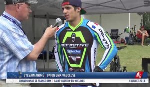 Interview Sylvain André Championnat de France BMX 2014 Saint-Quentin-En-Yvelines