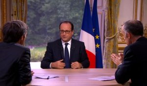 Interview du président de la République sur TF1 et France 2