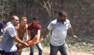 Chaos à Shejaiya (Chadjaiya), à Gaza (attention, images très choquantes)