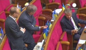 Démission surprise du Premier ministre ukrainien