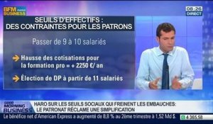 "Les seuils sociaux freinent les embauches", Thibault Lanxade, dans GMB - 30/07