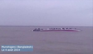 Un ferry coule au Bangladesh avec plus de 200 personnes à bord