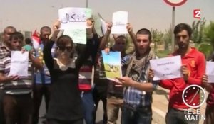 En Irak, les Kurdes fuient face à l'avancée des jihadistes de l'Etat islamique