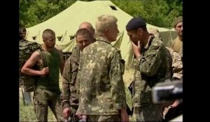 Des soldats ukrainiens contraints de se réfugier en Russie